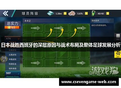 日本战胜西班牙的深层原因与战术布局及整体足球发展分析 日本战胜西班牙的深层原因与战术布局及整体足球发展分析
